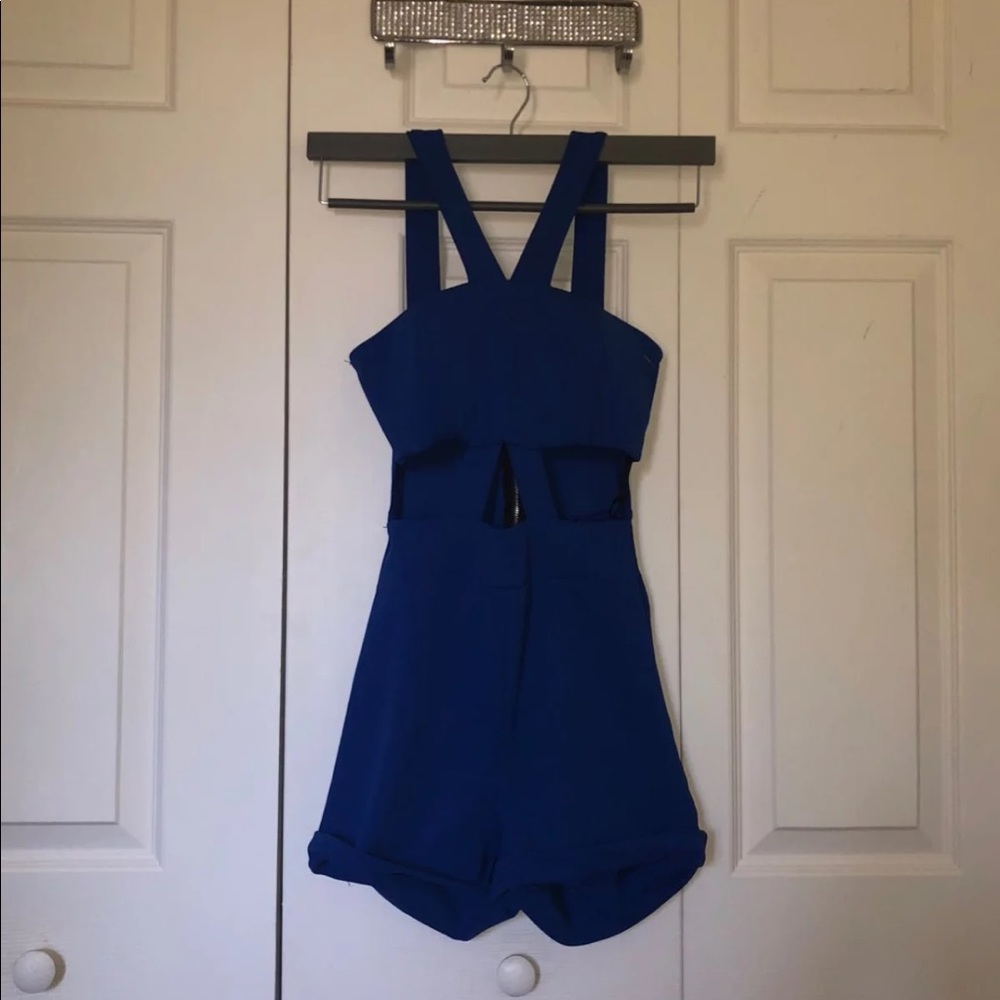 Navy blue romper